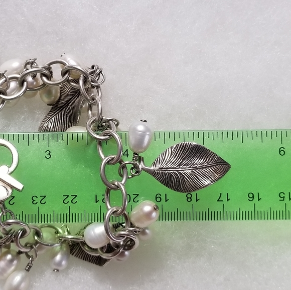 Silpada Sterling Silver & Pearl Cha Cha Bracelet - Picture 8 of 11